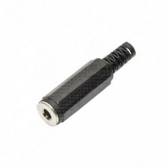 PLUG P2 FEMEA PLASTICO MONO 3.5MM PRETO 062-0984 - PIX