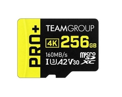 CARTÃO DE MEMORIA MICRO SDXC GAMING 256GB PRO+ - TEAM GROUP