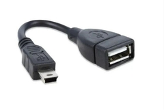 CABO USB F X MINI USB 5 PINOS 15CM PRETO