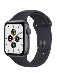 APPLE WATCH SE GPS 44MM CAIXA DE ALUMINIO CINZA ESPACIAL PULSEIRA ESPORTIVA MEIA NOITE