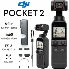 CÂMERA DE VIDEO DJI OSMO POCKET 2 4K OT-210 PRETA