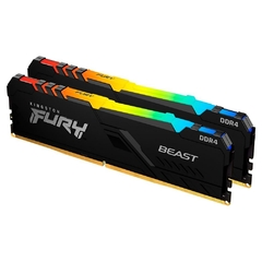 Kingston Memória de computador Fury Beast RGB 16GB 3200MT/s DDR4 CL16 DIMM