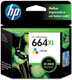 Cartucho de Tinta HP 664 XL Colorido