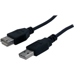 CABO EXTENSOR USB 2.0 M/AF 1,80M PRETO NIQUELADO MD9 - 4204