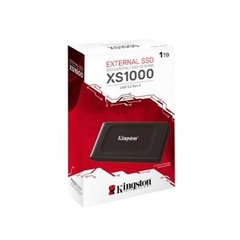 SSD EXTERNO PORTÁTIL KINGSTON 1TB, USB 3.2, LEITURA: 1.050MB/s e GRAVAÇÃO: 1.050MB/s - SXS1000/1000G