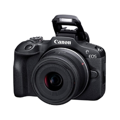 CÂMERA DIGITAL EOS R100 CANON, 24.1MP, WIFI, LENTE RF-S 18-45MM F4.5-6.3 IS STM - 6052C043AA