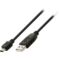 CABO USB A MACHO X MINI USB MACHO 2.0 PRETO 1.8M