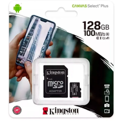 CARTÃO DE MEMÓRIA CLASSE 10 SDCS2-128GB MICRO SDXC 128GB 100R-85W UHS-I CANVAS SELECT PLUS