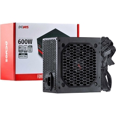 FONTE ATX PCYES SPARK 600W 75+ PFC ATIVO - PCYES