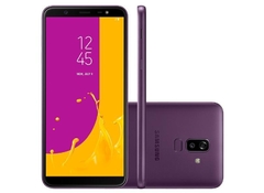 Smartphone Samsung Galaxy J8 64GB 4G 2 Chips Tela 6" Câmera 16MP+5MP Frontal 16MP Android 8 J810M VIOLETA