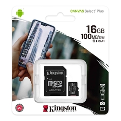 Cartao de Memoria Micro SD Classe 10 SDCS2/16GB Kingston - comprar online