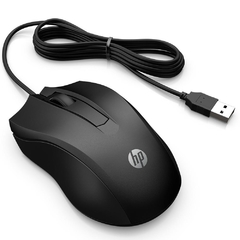 MOUSE USB 100 1600DPI PRETO HP