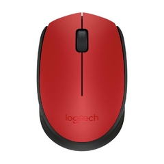 MOUSE S/FIO LOGITECH M170 VERMELHO