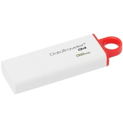 Pen Drive Kingston DataTraveler USB 3.0 32GB - DTIG4/32GB - Branco/Vermelho