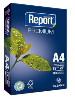 Papel Sulfite A4 Report Alcalino 75g 500Fls - RESMA