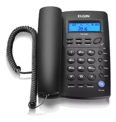 TELEFONE TCF 3000 COM IDENTIFICADOR DE CHAMADAS E VIVA-VOZ, PRETO - ELGIN