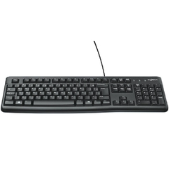 TECLADO COM FIO K120 LOGITECH RESISTENTE A AGUA