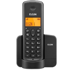 Telefone Elgin ID, Viva Voz, Localizador de Monofone, Display Iluminado e Agenda Compartilhada TSF 8001 Preto