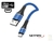 CABLE MICRO-USB a USB-MACHO 1,80mts NM-117B (AZUL) NETMAK