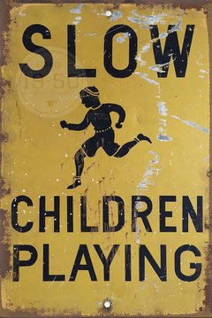 Slow children playing