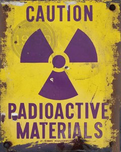 Caution radioactive