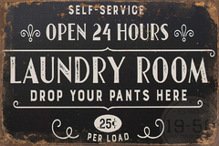 Laundry Room open 24hs