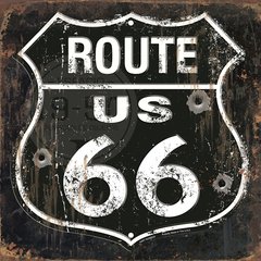 Route US 66 Escudo