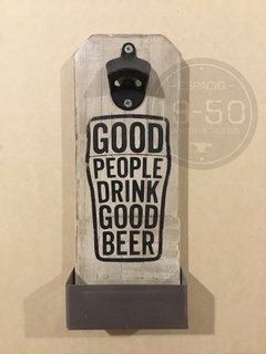 Good people drink good beer (beige)