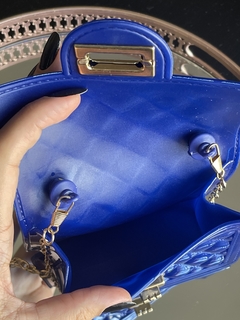 Mini Bag azul - loja online