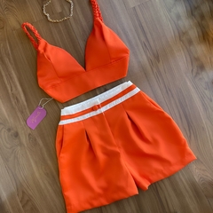 Short Mimi Alfaiataria- Laranja - comprar online