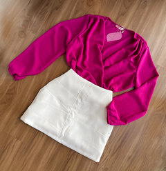 Blusa Eliza Decotada Pink