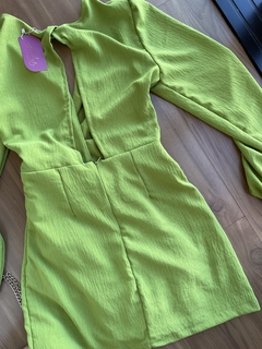 Vestido Fernanda - Verde abacate - loja online