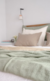 Pie de cama | Manta Dominga Verde Oliva