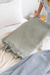 Pie de cama | Manta Nido Menta en internet