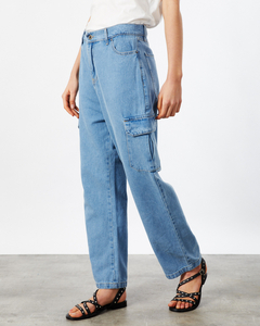 JEAN EMMA CARGO LIGHT BLUE PAUL [WANAMA]} - comprar online