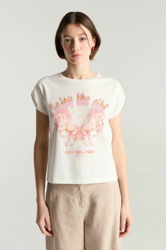 REMERA COTTON PRINT ENJOY [DESIDERATA] - comprar online