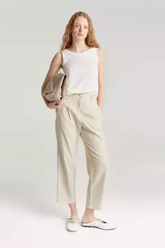 PANTALON LINO GARDENIA [DESIDERATA]