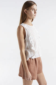 CAMISA BLUSA COTTON MESH [DESIDERATA] en internet