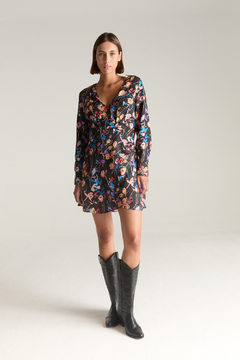 VESTIDO PRINT ARTY BLOOM [DESIDERATA]