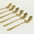 Set cucharas doradas X 6, linea Lisboa - comprar online