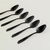 Set cucharas negras x 6, linea Lisboa Black - comprar online