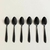 Set cucharas negras x 6, linea Lisboa Black