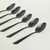 Set cucharitas negras x 6, linea Lisboa black - comprar online