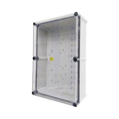 Caja modular aislante acoplable IP65 - Tapa transparente - Electricidad Escobar
