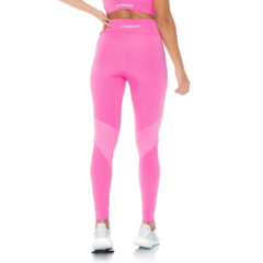 Imagem do Legging Gym Brilho Pink com Friso Azul Estilo do Corpo