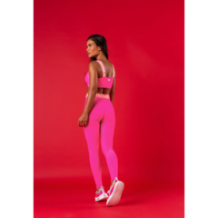 Legging Tanger Pink Neon - Fitlet Moda Fitness e Moda Praia | 6x s/juros frete grátis Sul e Sudeste