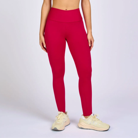 Legging Fusô Caldey Branco E Rosa Romance Fs1053 Vestem Vestem