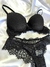 Imagem do Conjunto de Lingerie Preto em Renda Sutia com bojo e aro - Lara