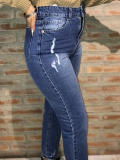 Mom Fit Basic Blue Roturas (548) en internet