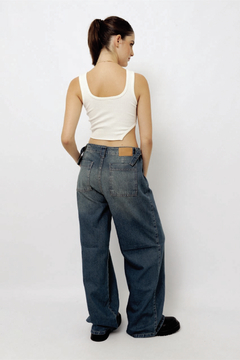 Wide Leg Cannes Oscuro (0424612) - Sixtina Jeans 